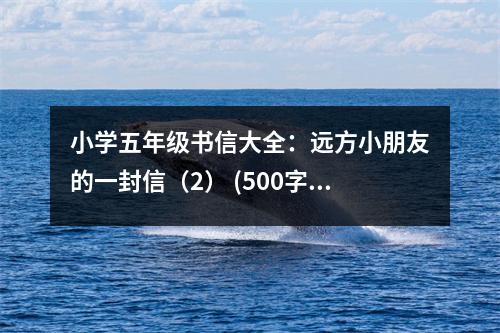 小學(xué)五年級書信大全：遠(yuǎn)方小朋友的一封信（2） (500字)
