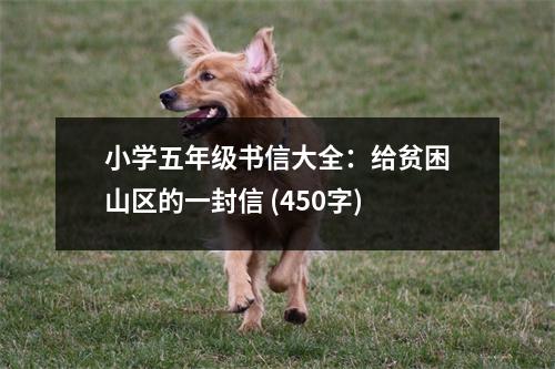 小學五年級書信大全：給貧困山區(qū)的一封信 (450字)