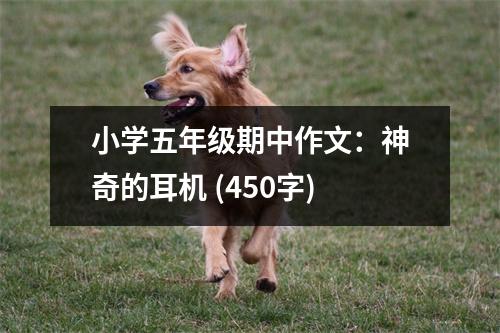 小學(xué)五年級(jí)期中作文：神奇的耳機(jī) (450字)