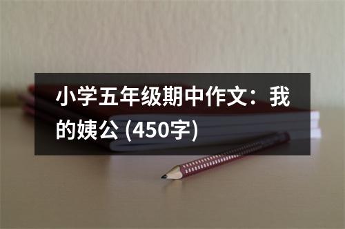 小學(xué)五年級(jí)期中作文：我的姨公 (450字)