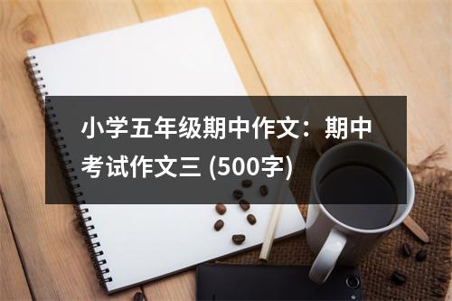 小學五年級期中作文：期中考試作文三 (500字)