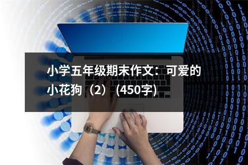 小學(xué)五年級期末作文：可愛的小花狗（2） (450字)