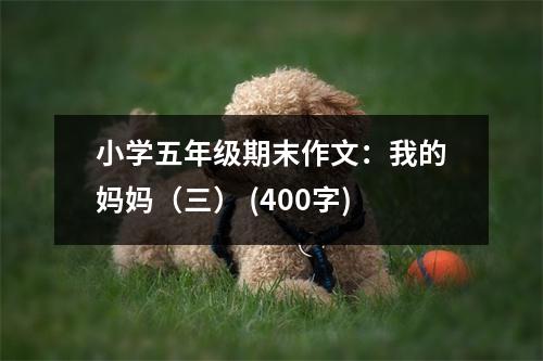 小學(xué)五年級(jí)期末作文：我的媽媽?zhuān)ㄈ?(400字)
