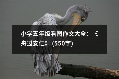 小學(xué)五年級(jí)看圖作文大全：《舟過(guò)安仁》 (550字)