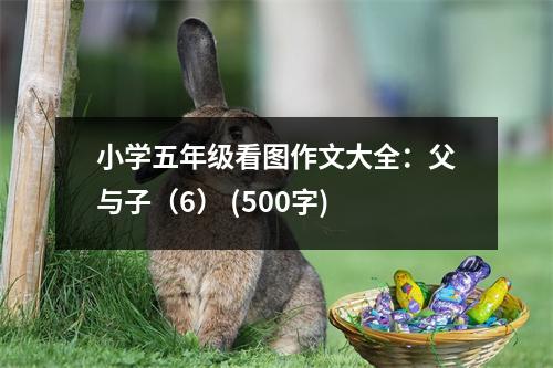 小學(xué)五年級看圖作文大全：父與子（6） (500字)