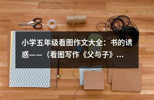 小學(xué)五年級(jí)看圖作文大全：書(shū)的誘惑——（看圖寫作《父與子》） (450字)