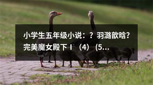 小學(xué)生五年級小說：？羽潞歆晗？完美魔女殿下Ⅰ（4） (500字)