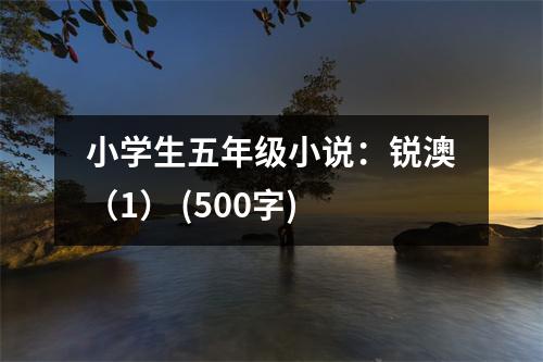 小學(xué)生五年級(jí)小說：銳澳（1） (500字)