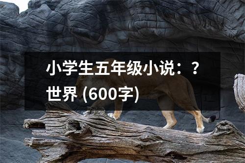 小學(xué)生五年級(jí)小說：？世界 (600字)