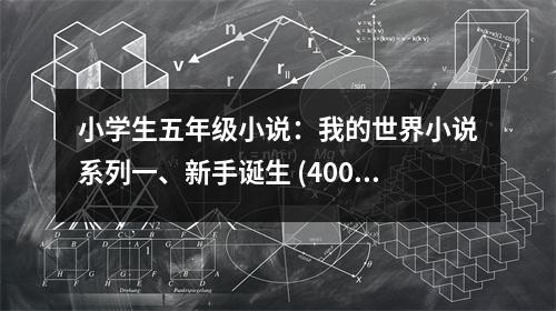 小學(xué)生五年級(jí)小說(shuō)：我的世界小說(shuō)系列一、新手誕生 (400字)