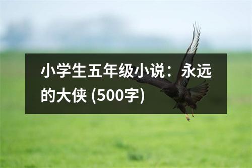 小學(xué)生五年級(jí)小說(shuō)：永遠(yuǎn)的大俠 (500字)