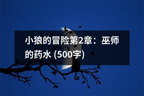 小狼的冒險第2章：巫師的藥水 (500字)