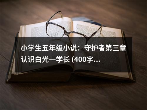 小學(xué)生五年級(jí)小說(shuō)：守護(hù)者第三章認(rèn)識(shí)白光一學(xué)長(zhǎng) (400字)