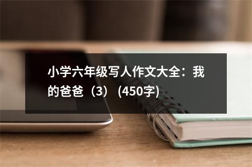小學(xué)六年級(jí)寫人作文大全：我的爸爸（3） (450字)