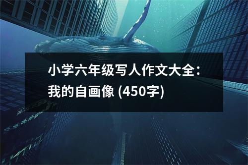 小學(xué)六年級寫人作文大全：我的自畫像 (450字)