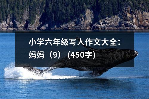 小學(xué)六年級寫人作文大全：媽媽（9） (450字)