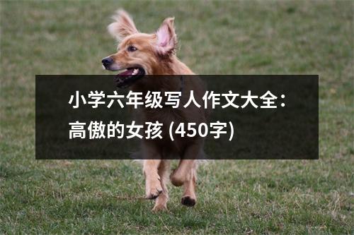 小學(xué)六年級寫人作文大全：高傲的女孩 (450字)