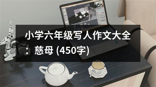 小學六年級寫人作文大全：慈母 (450字)