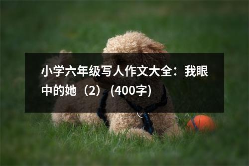 小學(xué)六年級(jí)寫人作文大全：我眼中的她（2） (400字)