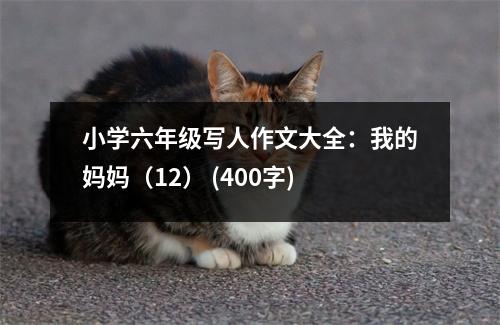 小學(xué)六年級寫人作文大全：我的媽媽（12） (400字)
