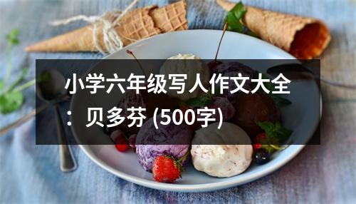 小學六年級寫人作文大全：貝多芬 (500字)