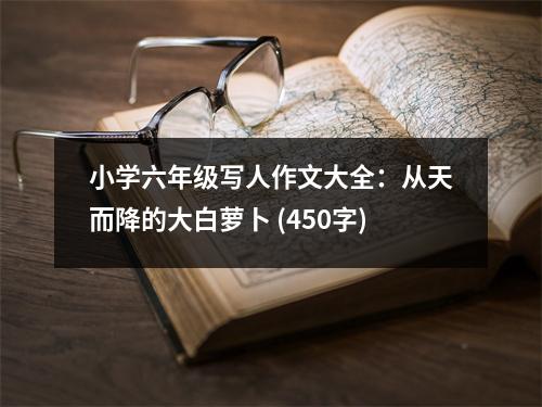 小學(xué)六年級(jí)寫(xiě)人作文大全：從天而降的大白蘿卜 (450字)