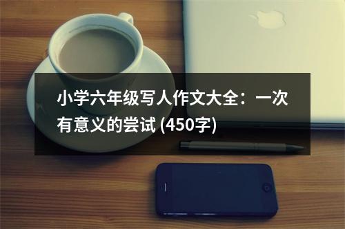 小學(xué)六年級(jí)寫(xiě)人作文大全：一次有意義的嘗試 (450字)