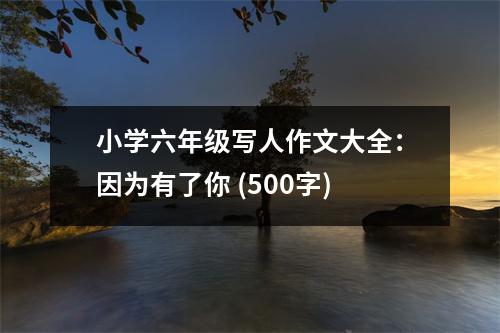 小學(xué)六年級寫人作文大全：因為有了你 (500字)