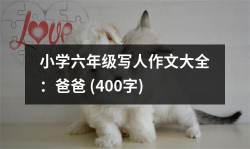 小學(xué)六年級(jí)寫人作文大全：爸爸 (400字)