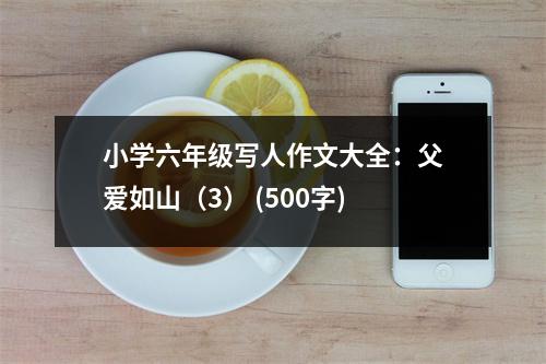 小學(xué)六年級(jí)寫人作文大全：父愛(ài)如山（3） (500字)