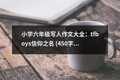 小學六年級寫人作文大全：tfboys信仰之名 (450字)