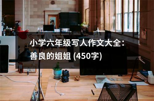 小學(xué)六年級(jí)寫(xiě)人作文大全：善良的姐姐 (450字)