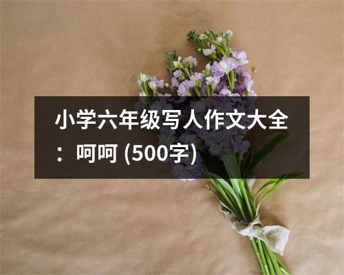 小學(xué)六年級寫人作文大全：呵呵 (500字)