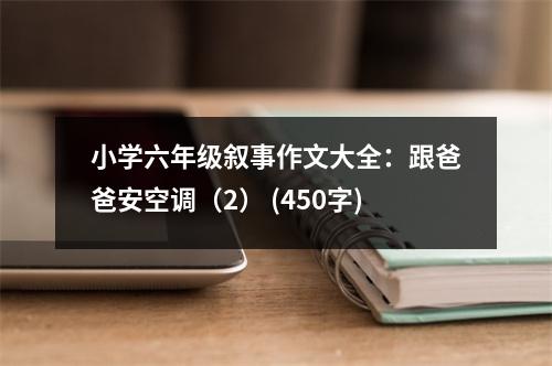 小學(xué)六年級敘事作文大全：跟爸爸安空調(diào)（2） (450字)