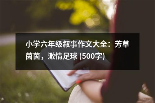 小學(xué)六年級敘事作文大全：芳草茵茵，激情足球 (500字)