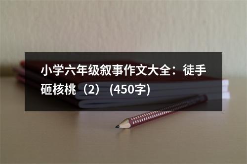 小學(xué)六年級敘事作文大全：徒手砸核桃（2） (450字)
