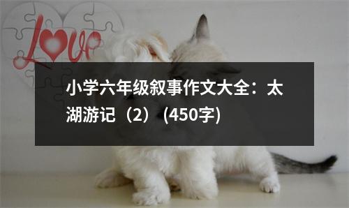 小學(xué)六年級敘事作文大全：太湖游記（2） (450字)