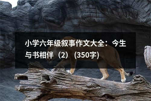小學(xué)六年級(jí)敘事作文大全：今生與書相伴（2） (350字)
