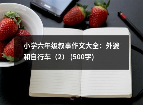 小學六年級敘事作文大全：外婆和自行車（2） (500字)