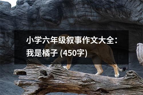 小學(xué)六年級(jí)敘事作文大全：我是橘子 (450字)