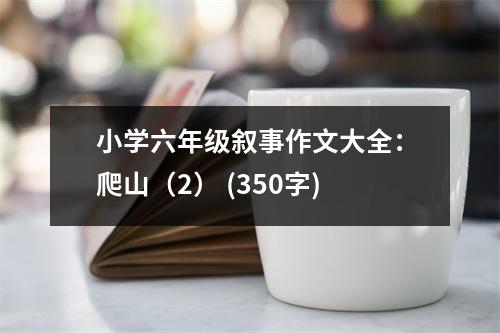 小學(xué)六年級(jí)敘事作文大全：爬山（2） (350字)