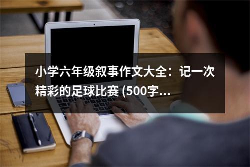 小學(xué)六年級敘事作文大全：記一次精彩的足球比賽 (500字)