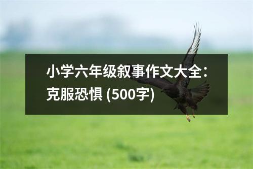 小學(xué)六年級(jí)敘事作文大全：克服恐懼 (500字)