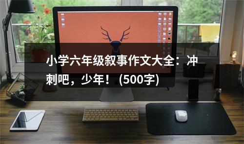 小學六年級敘事作文大全：沖刺吧，少年！ (500字)