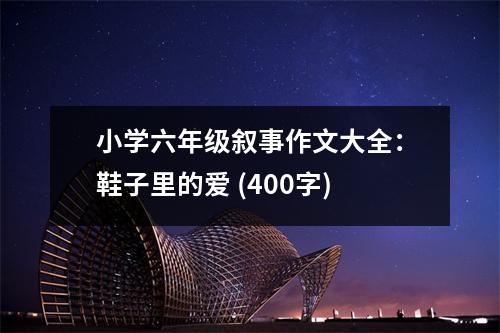 小學(xué)六年級(jí)敘事作文大全：鞋子里的愛 (400字)