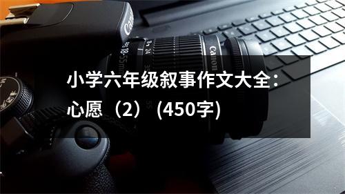 小學(xué)六年級敘事作文大全：心愿（2） (450字)