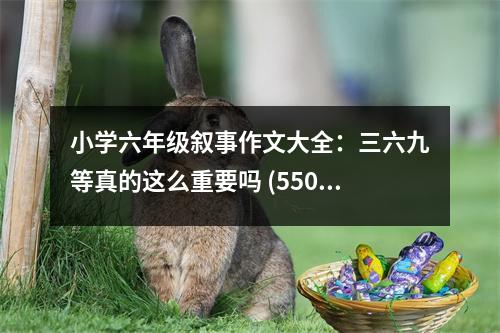 小學(xué)六年級敘事作文大全：三六九等真的這么重要嗎 (550字)