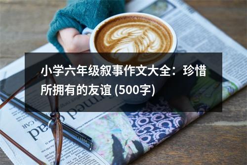 小學(xué)六年級(jí)敘事作文大全：珍惜所擁有的友誼 (500字)