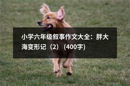 小學(xué)六年級敘事作文大全：胖大海變形記（2） (400字)