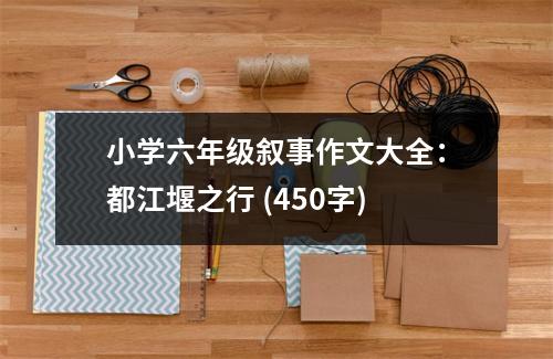小學六年級敘事作文大全：都江堰之行 (450字)